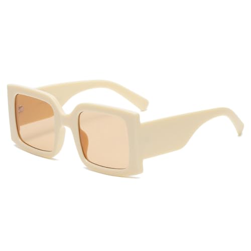 Lunettes de soleil rétro carrées pour vos sorties en ville et festivals de musique hip hop