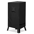 iCOVER 40 inch Smoker Cover for Masterbuilt - 25.5" LX19 D X 40" H 600D Square Smoker Cover Water Proof Canvas Heavy Duty for Masterbuilt 40-Inch Electric Smoker, Black