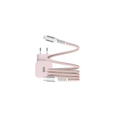 Chargeur 20W USB-C et câble Lightning rose pour charger vite votre mobile