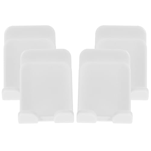 CHICAMPERA 4個 壁掛け歯ブラシホルダー 多機能収納付き製 歯磨き粉や洗面用具対応 自己粘着式で安定設置 バスルームやキッチンに