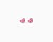 Handmade Be Mine Pink Candy Heart Stud Earrings
