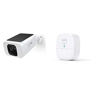 eufy security SoloCam S40, kabellose Überwachungskamera für Draußen, Sicherheitskamera mit WLAN, Scheinwerfer, Solarpanel, 2K Auflösung, IP67 & Bewegungssensor, Sicherheitssystem mit Alarm