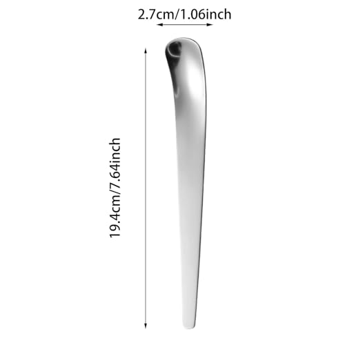 Stainless Steel Cat Spoon, Integrated Long Handle Ergonomic Lightweight Cat Food Spoon,Waterproof Rustproof Precise Portion Control Dishwasher Safe Small Spoons for Pet Cat Wet Food Cans，7.6 Inch - image 2