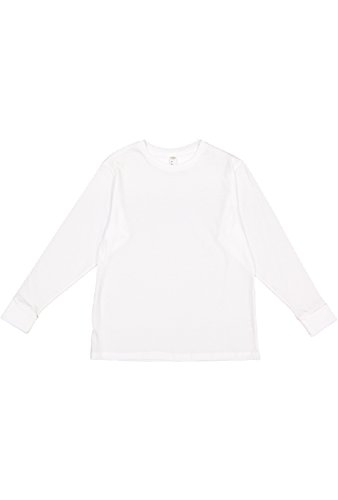 Image of LAT Youth 100% Cotton Jersey Crew Neck Long Sleeve Tee (6201)