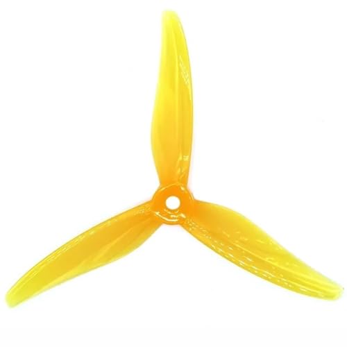 Hélices 51466 V2 FPV 5 pouces pour drone de course multirotor rc jaune