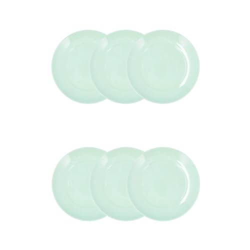 Luminarc Apy Paradise Verde Set 6 Platos Postre Opal 18cm Opal Apto Microondas Apto Frigorífico Apilable
