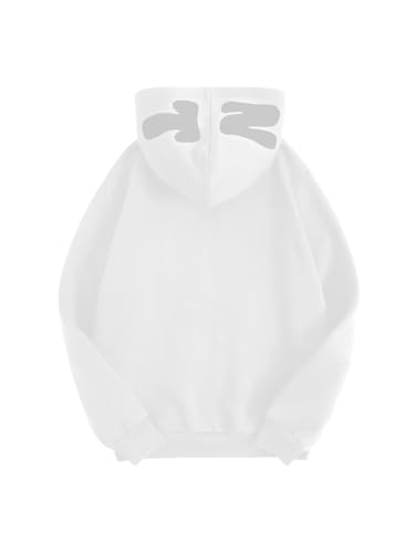 Image of SOLY HUX Boy's Zip Up Hoodies Y2k Letter Graphic Sweatshirt