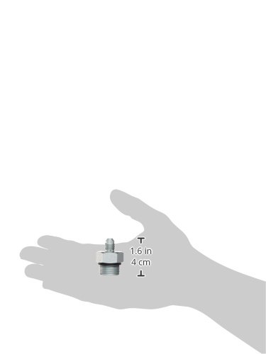 Image of Brennan Industries 6400-04-10-O Steel Straight Tube Fitting, 7 /16 inch-20 SAE x 7 /8 inch-14 SAE ORB Thread, 1 /4 inch Male JIC x 1 /4 inch Male O-Ring Boss