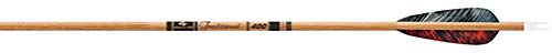 Gold Tip Traditional Arrows with 4-Inch Feathers (Pack of 6)