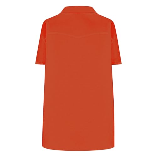 Mens Western Shirts Short Sleeve Button Up Pearl Snap Shirt Casual Summer Work Cowboy Shirt Lightweight Linen Clothes4