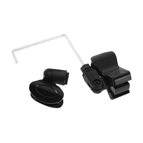 Abaodam Adjustable Saxophone Microphone Clip Holder Secure Clamp for Clear Audio Easy Install Mic Stand for Various Sax Enhanced Sound Quality for Performances and Practice