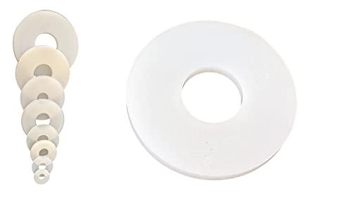 Nylon White Penny Washers Plastic Repair Washer M3 M4 M5 M6 M8 M10 M12 - Pack of 6 (M12 x 40mm) - Image 4