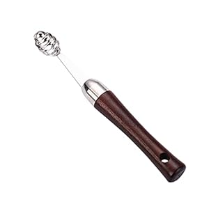 YARNOW Watermeloen Meloen Scoop Baller Rvs Ice Cream Scoop Cookie Scoop Ijs Scooper Met Houten Handvat Voor Bevroren Yoghurt Gelatos Ijscoupes Fruit Dessert Salade