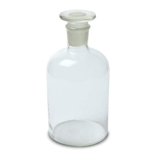 Research Lab Reagent Bottles (Narrow Mouth) with Glass Stopper Clear Glass Pharmacy Bottle for Laboratory Chemicals (500 ML) Pack of 1-image-11
