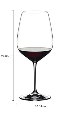 Riedel Exclusive Vinum Extreme Set of 4 Wine Glasses, Red Wine, Ideal For Cabernet, Bourdeaux