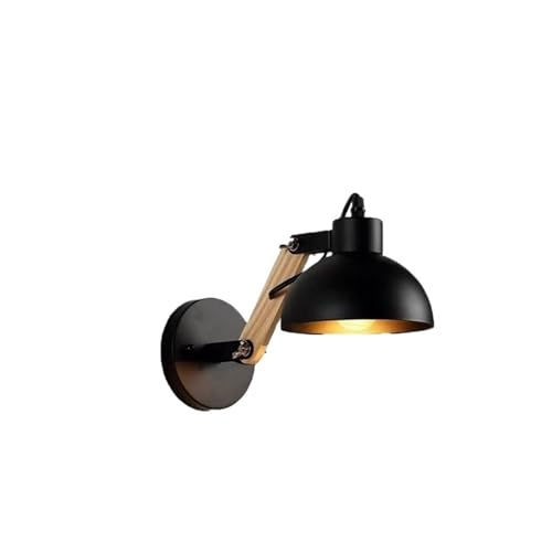 Aplique de escritorio ajustable negro con casquillo E27 para hoteles