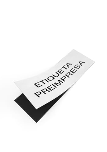 50 Etiquetas magnéticas, 50 x 150 mm, 0.9 mm de grosor