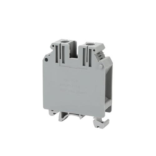 Terminal de carril DIN UK 35 con tornillo universal para conector de cable, pack de 5 3