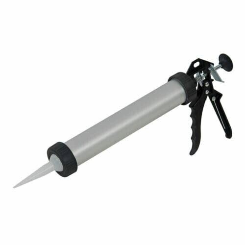 Bond It Extra Strong 600 ml Silver Pointing Grouting Sausage Sealant Foil Mastic Combi Caulking Gun Adhesives - Professional Heavy Duty Applicator Suitable for High Viscosity Products