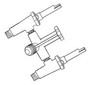 Broilmaster,Kalamazoo Natural Gas Brass Valve Assembly - 34900