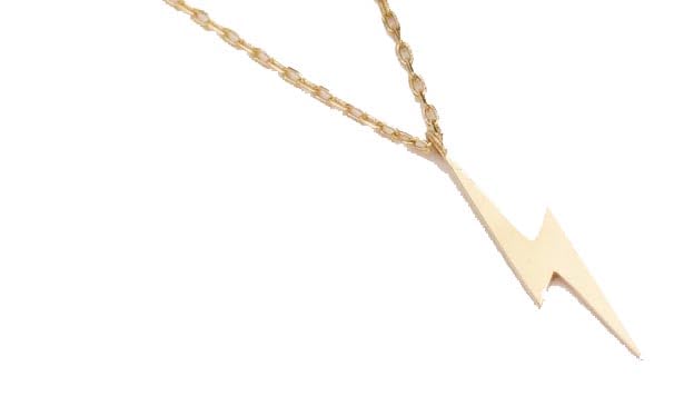 GenericUni Style Of Thunder Bolt Pendant Necklace Alloy For Unisex Adult