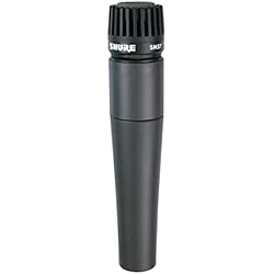 Micrófono Dinámico Shure Sm58 Shure SM57 Micrófono de instrumento dinámico cardioide con soporte de choque neumático, clip de micrófono A25D, bolsa de almacenamiento, conector XLR de 3 pines, sin cable incluido (SM57-LCE)