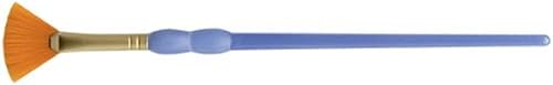 Crafter's Choice Gold Taklon Fan Brush-Size 4