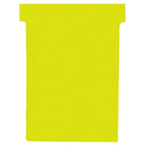4X Nobo T-Card Size 3 80 x 120mm Yellow (Pack of 100) 2003004 + FREE FINCHLEY REFILL PEN