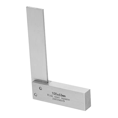LIFKICH Sturdy Carbon Steel L-Shaped Angle Ruler Right Angle Gauge for Carpentry Measuring Tool Square