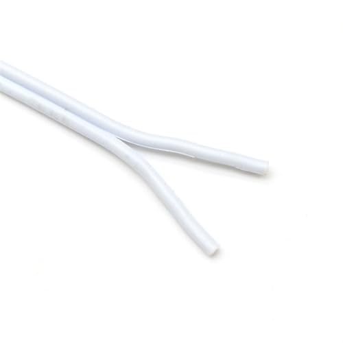 Outdoor Extension 1 Meter 5 Meters 28AWG 16AWG Cores Lamp Cable UL2468 2Pins Electric Copper Wire White Black Red Insulated Double Cable Solar sheathed(White White,5meter 24 AWG)