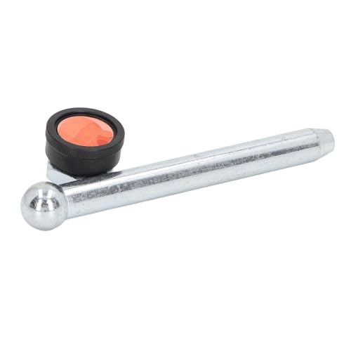 Prisma topográfico de vidrio K9 duradero y poste de 16 cm para estación total 2