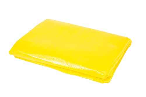 Primacare CB-6821 Emergency Disposable Transport Blanket, Lightweight and Warerproof, Space Blanket for Outdoors, Camping, First Aid, Hiking, Survival, 60” x 90”, Yellow