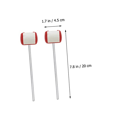2 Pzas Baquetas de Fieltro para Bombo de Pedal de Batería miniatura 6