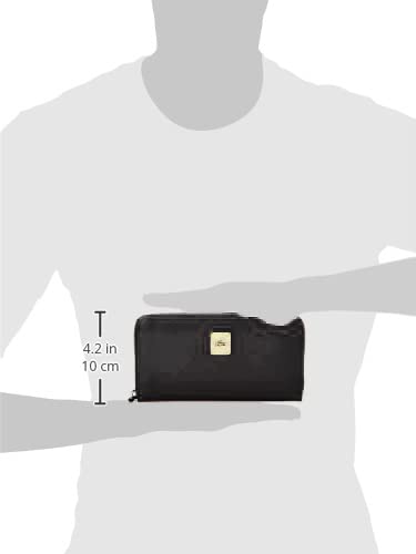 Lacoste Official Amelia Zip Wallet, Black #TOP4