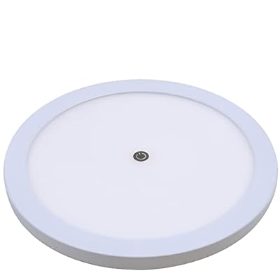 Facon 7.5-Inch 12V LED RV Ceiling Dome Light with Touch Dimmer Switch, 3000K/4000K Adjustable Color Temp, 12Volts Interior Light for RV Motorhome Camper Marine, ETL Listed