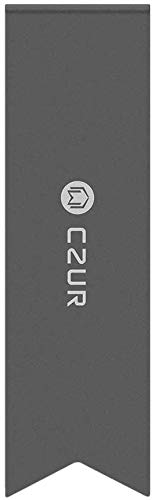 CZUR Marcador de Metal Marcadores de Libro para Adultos y Niños, Mujeres y Hombres, Hecho de Aluminio Aeroespacial Para Uso Duradero, Space Gris Cover