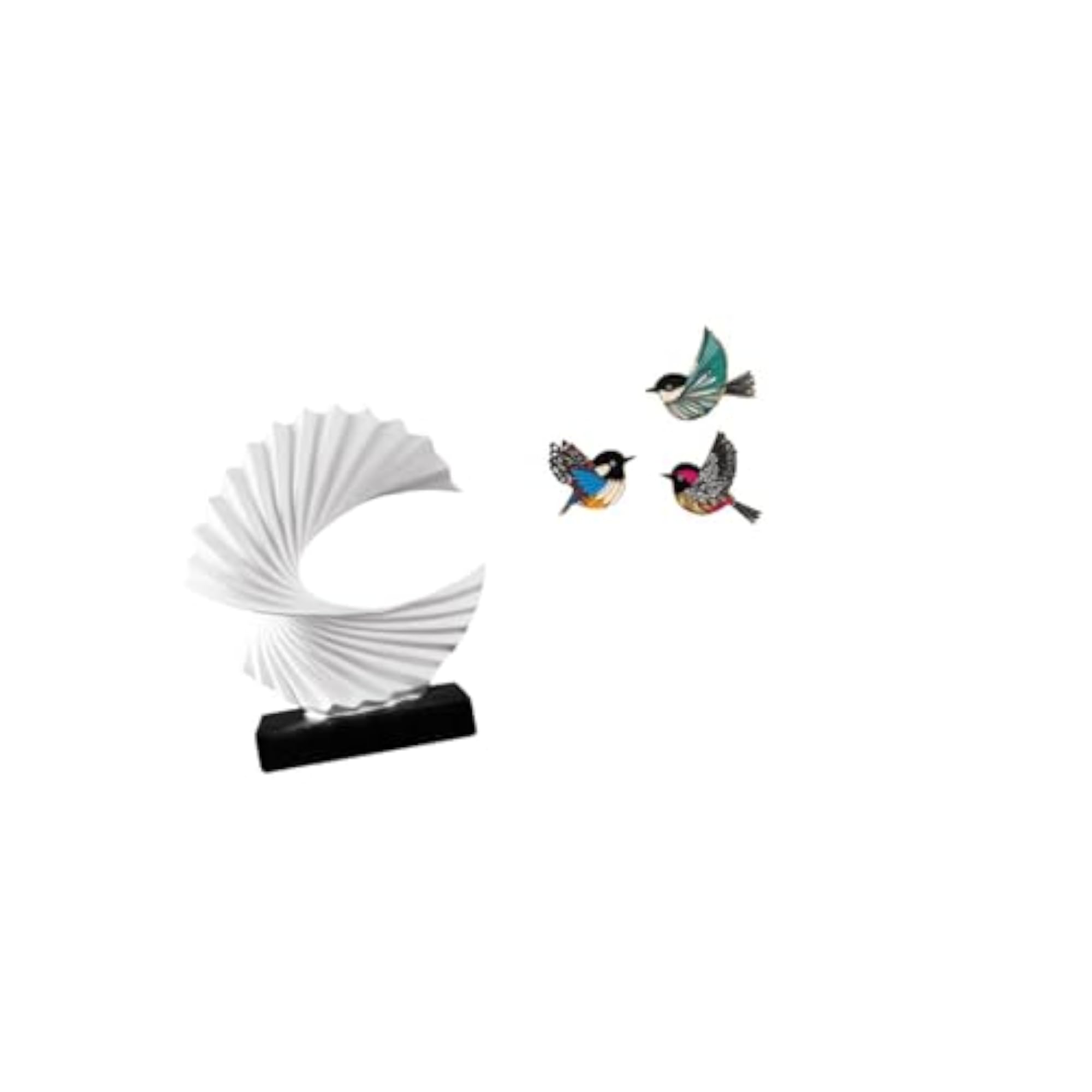 Wave Bird Statue Desktop Ornament