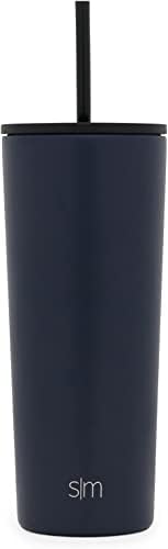 Simple Modern Insulated Tumbler with Straw and Lid | Iced Coffee ...