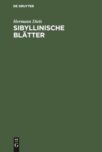 Sibyllinische Blätter (German Edition)