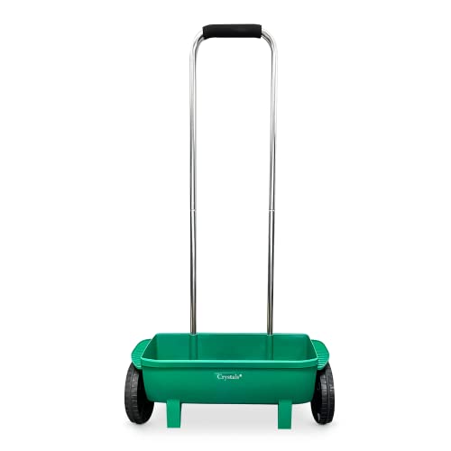 Crystals 12L Lawn & Grass Seed Spreader | Garden Fertiliser & Weed...