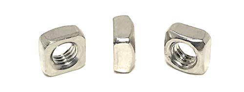 M5-.80 Stainless Steel Square Nuts DIN557 A2 (25 Pcs)