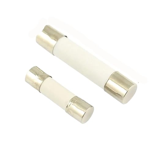 Fusibles céramiques rapides 6x30mm 5A pour protection circuit électrique
