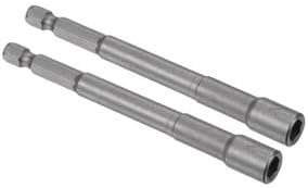#US 1/4" Hex Shank 1/4" Quick-Change Magnetic Nut Driver Bit 4" Length for DIY 2 Pcs