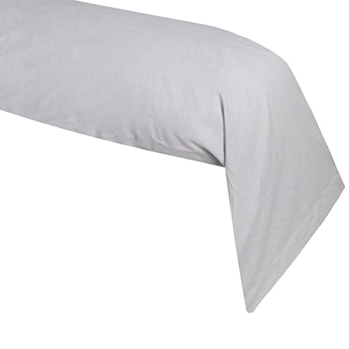 STOF - Alicia Taie de Traversin Coton Perle 185 x 45 cm