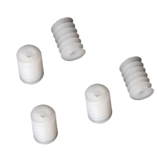 Shaft Pinion 5pcs Plastic Worm Gear 2mm Tight Fit Shaft Motor Gear 0.5 Module 6mm Diameter 8mm Length Worm Turbine Gear Rod Motor Transmission