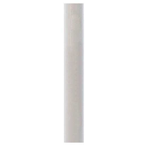Cierge Pascal blanc de grande taille 80 x 1000 mm en cire haut de gamme