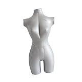 EHJRE マネキン 空気注入式 上半身トルソー 頑丈な厚手PVC素材 衣類展示用モデル 多機能で多用途 シャツフォーム 軽量で省スペース 写真撮影 ウィンドウディスプレイ ショッピングモール設営に適用, 女性に手を出さない