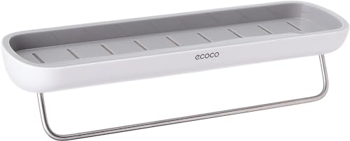 رف تخزين بلاستيك متعدد الوظائف يثبت على الحائط من ايكوكو E1923