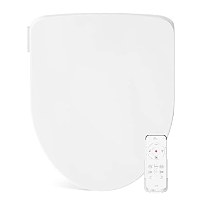 Bio Bidet SLIM3R 000 Slim Three Smart, Round Bidet Toilet Seat, White