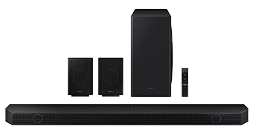 Image of Samsung 540 W 9.1.4ch (HW-Q930C /XL) Q-Symphony Soundbar Wireless Subwoofer, Top /Centre /Side Firing Speakers, Wide Range Tweeter, Wireless Rear Speaker, Dolby Atmos, Built-in Alexa, AirPlay2, Wi-Fi